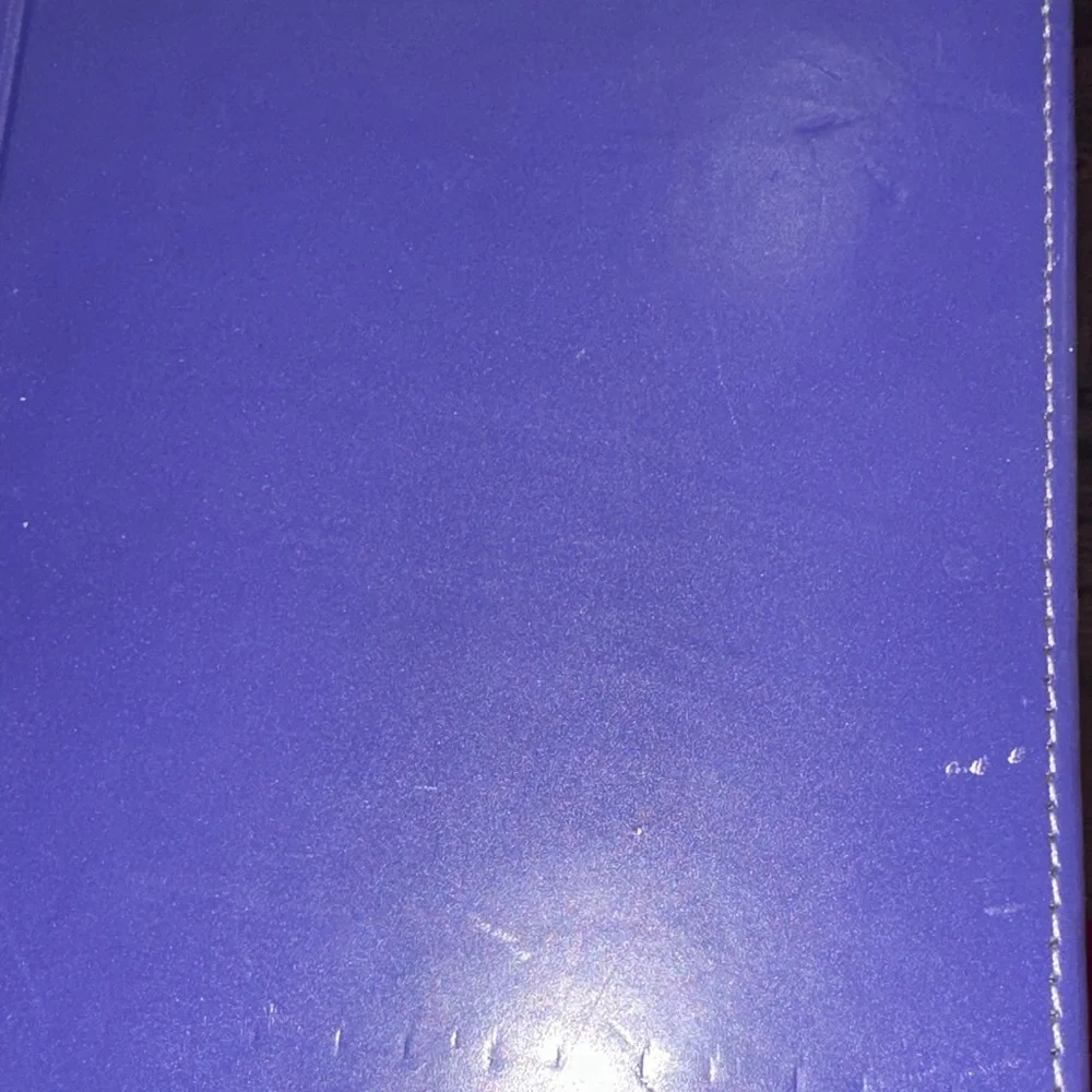Purple Leather filoFAX folio planner organizer with many extras